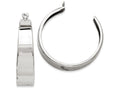 FJC Finejewelers 14k White Gold Polished Hoop Earring Jackets