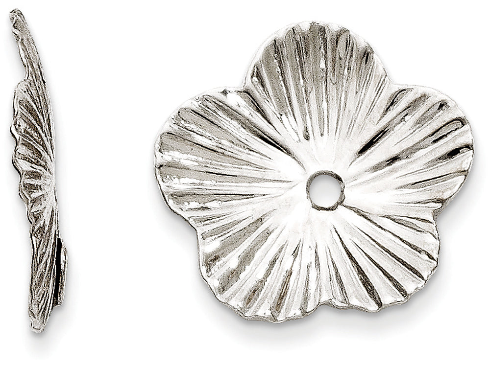 FJC Finejewelers 14k White Gold Fancy Earring Jackets