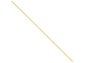 FJC Finejewelers 24 Inch 14k Yellow Gold 2mm Lightweight Handmade Flat Chain Necklace