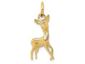 FJC Finejewelers 14k Yellow Gold Polished Open-backed Deer Charm