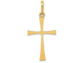 FJC Finejewelers 14k Yellow Gold Polished Cross Charm