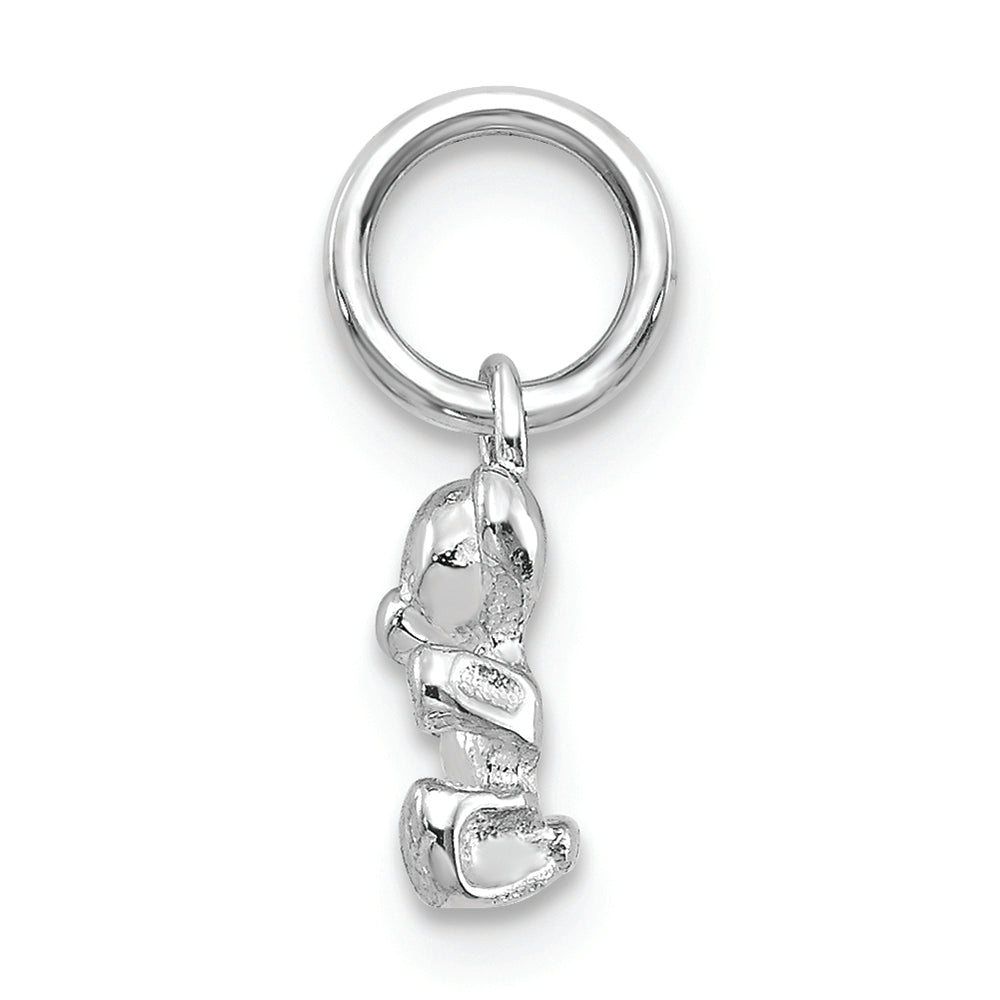 FJC Finejewelers 14k White Gold Teddy Bear Charm