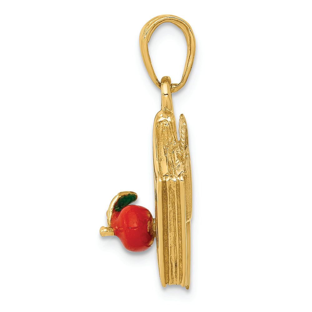 FJC Finejewelers 14k Yellow Gold Enameled Abc School Book Charm