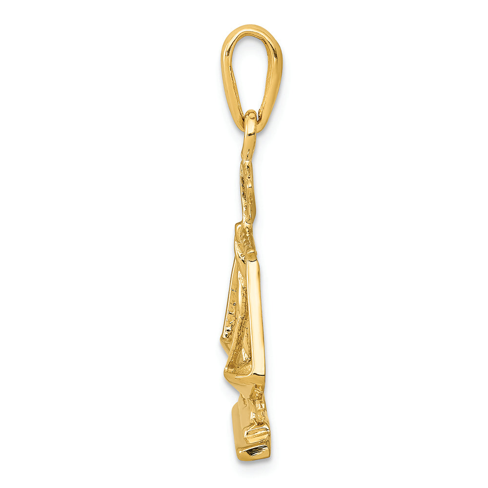 FJC Finejewelers 14k Yellow Gold Scales Of Justice Charm