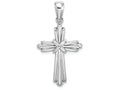 FJC Finejewelers 14k White Gold Passion Cross Charm