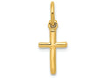 FJC Finejewelers 14k Yellow Gold Small Cross Charm