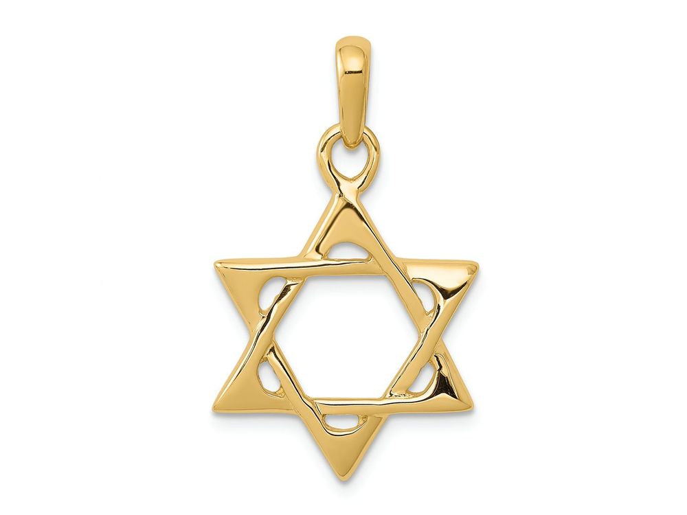 FJC Finejewelers 14k Yellow Gold Star Of David Charm