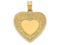 FJC Finejewelers 14k Yellow Gold Heart Charm