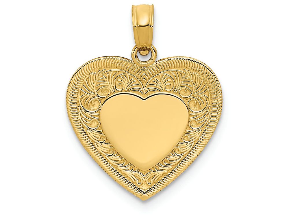 FJC Finejewelers 14k Yellow Gold Heart Charm