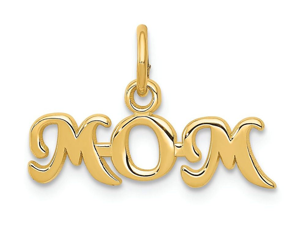 FJC Finejewelers 14k Yellow Gold Mom Charm