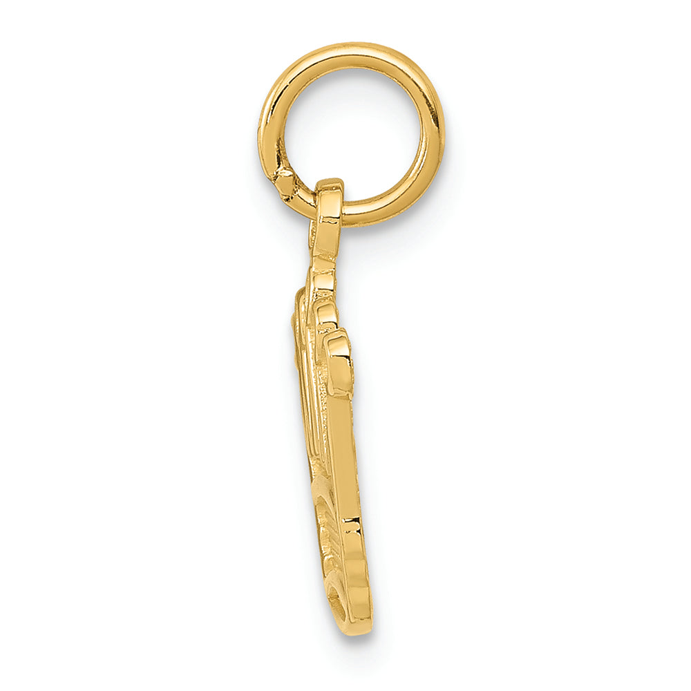 FJC Finejewelers 14k Yellow Gold Kings Crown Charm