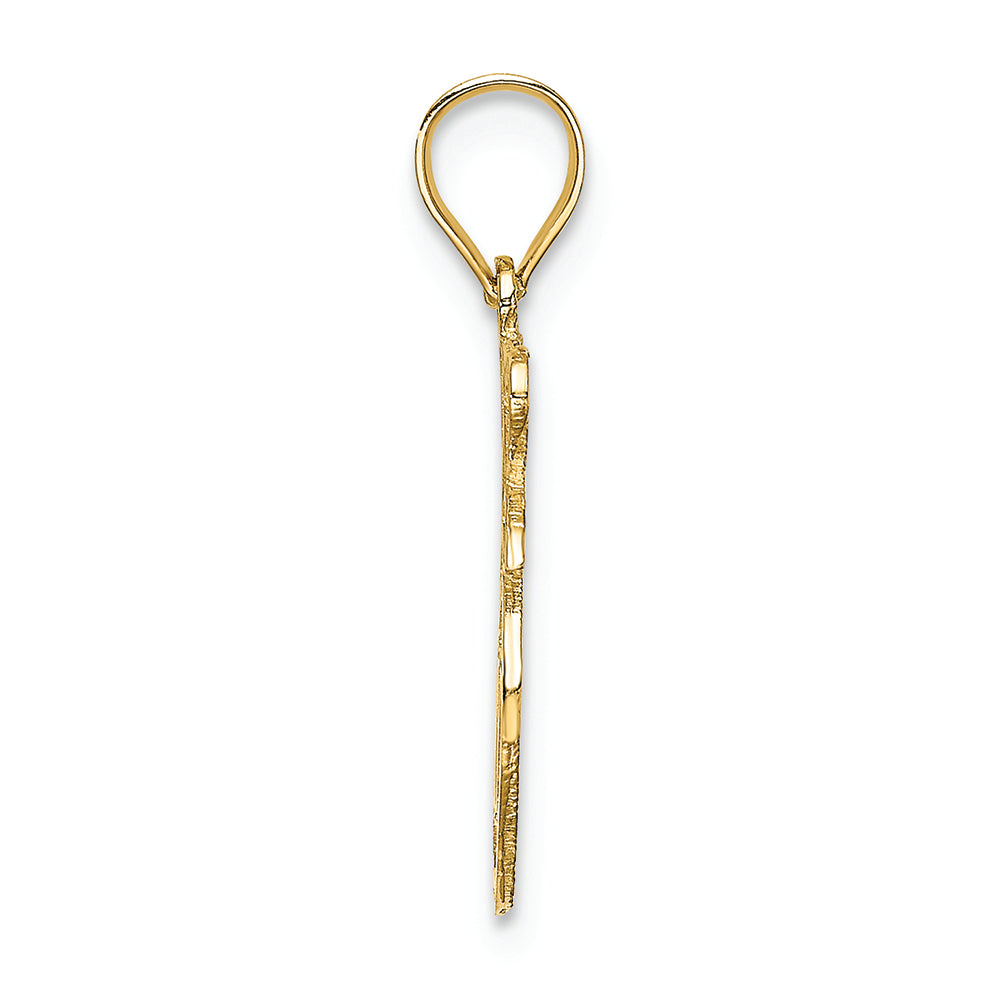 FJC Finejewelers 14k Yellow Gold I Heart Ny Apple Charm