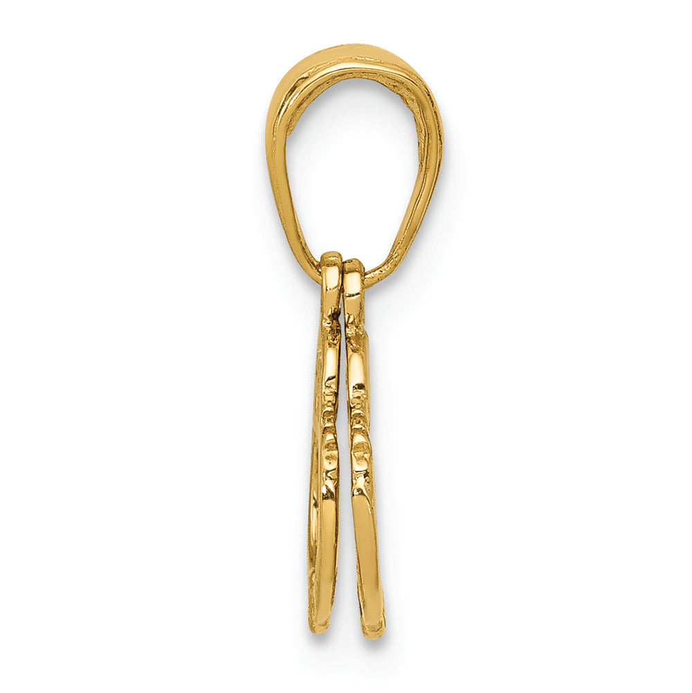FJC Finejewelers 14k Yellow Gold Handcuffs Charm
