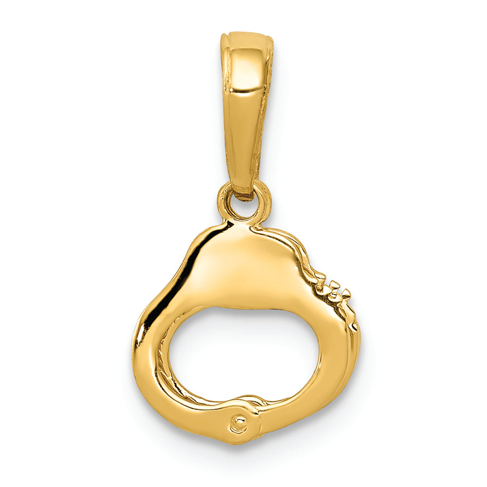 FJC Finejewelers 14k Yellow Gold Handcuffs Charm