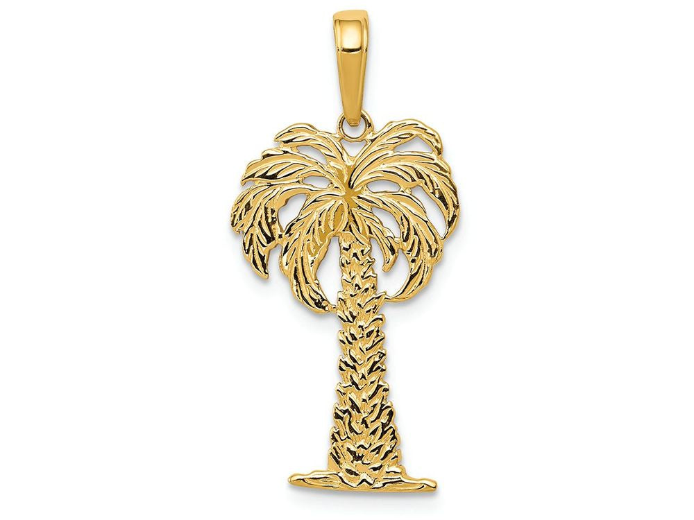 FJC Finejewelers 14k Yellow Gold Palm Tree Charm