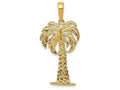 FJC Finejewelers 14k Yellow Gold Palm Tree Charm