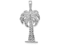 FJC Finejewelers 14k White Gold Palm Tree Charm