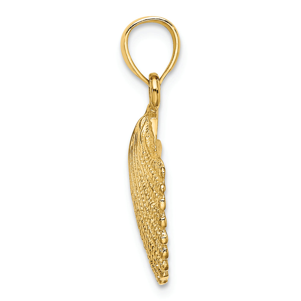 FJC Finejewelers 14k Yellow Gold Scallop Shell Charm