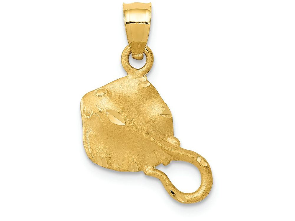 FJC Finejewelers 14k Yellow Gold Stingray Charm