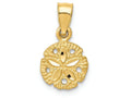 FJC Finejewelers 14k Yellow Gold Sand Dollar Charm