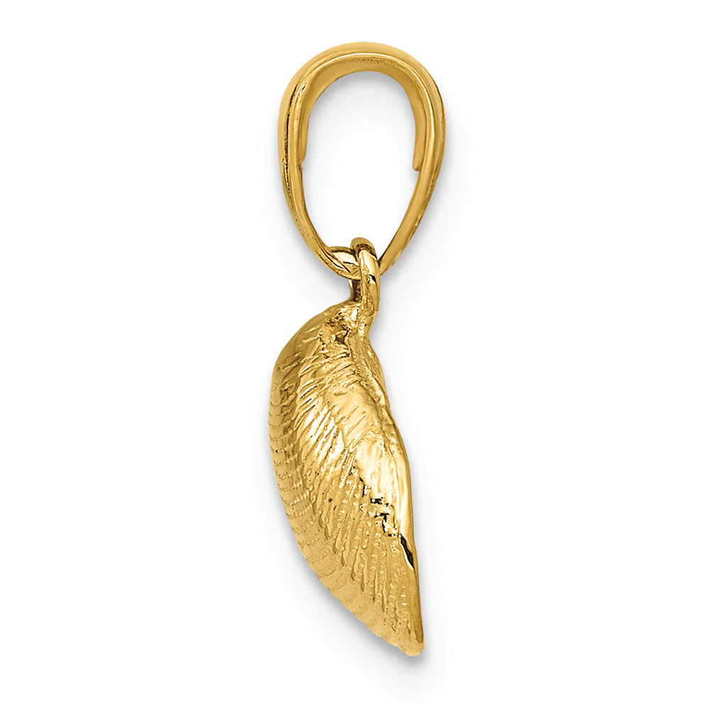 FJC Finejewelers 14k Yellow Gold Small Clam Shell Charm