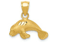 FJC Finejewelers 14k Yellow Gold Manatee Charm