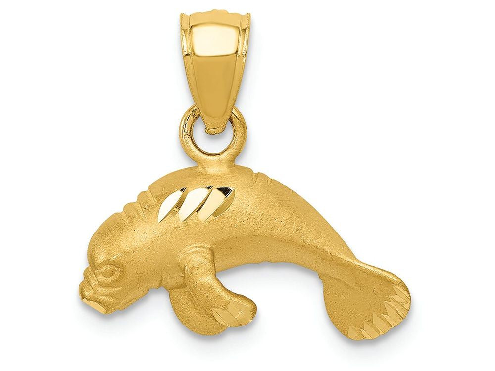 FJC Finejewelers 14k Yellow Gold Manatee Charm