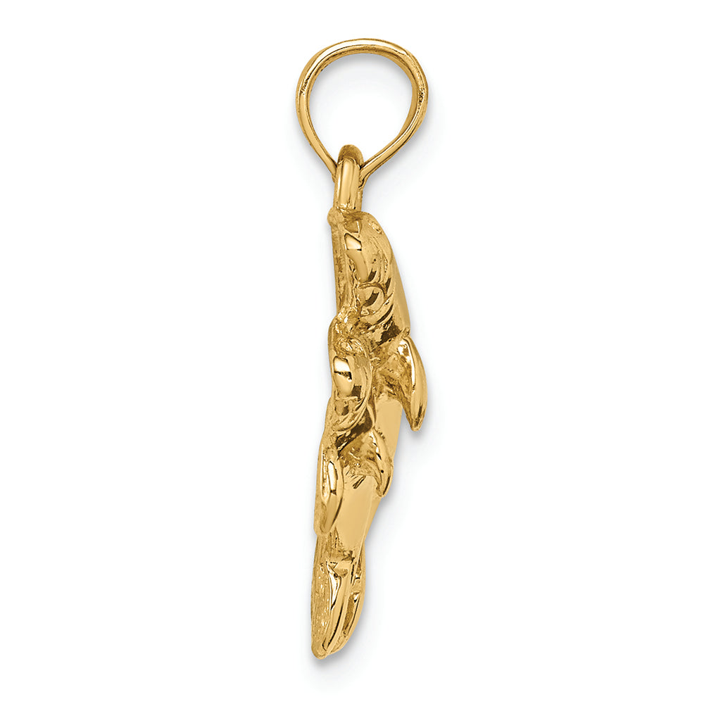 FJC Finejewelers 14k Yellow Gold Double Manatee Charm