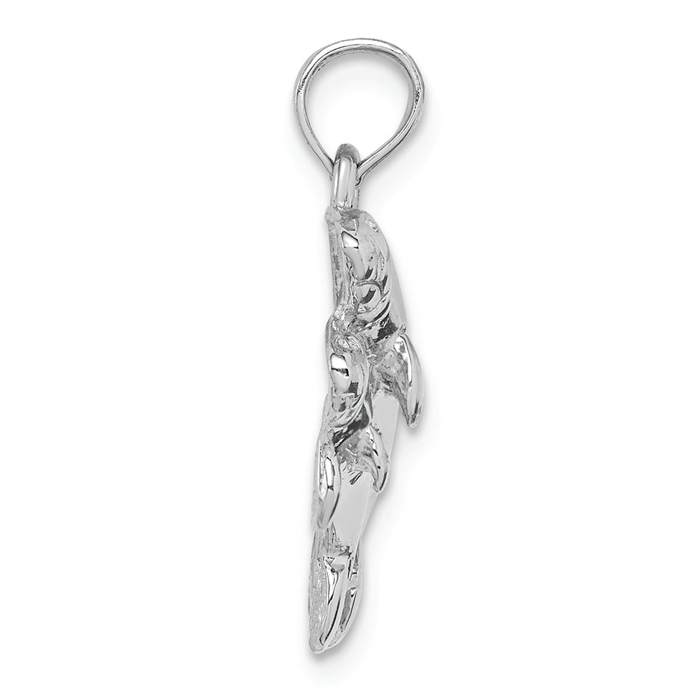 FJC Finejewelers 14k White Gold Double Manatee Charm