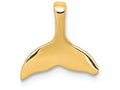 FJC Finejewelers 14k Yellow Gold Whale Tail Chain Slide Charm