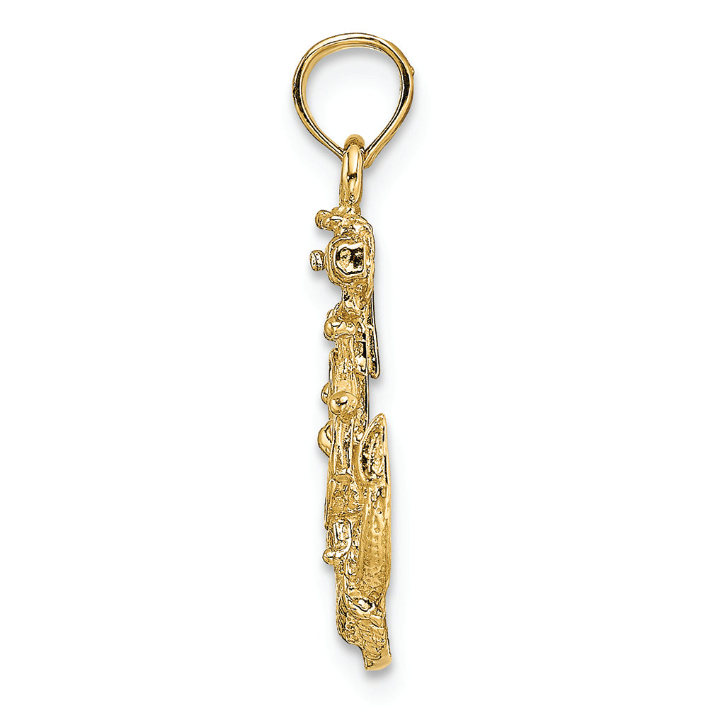 FJC Finejewelers 14k Yellow Gold Small Anchor Wwithheel Charm