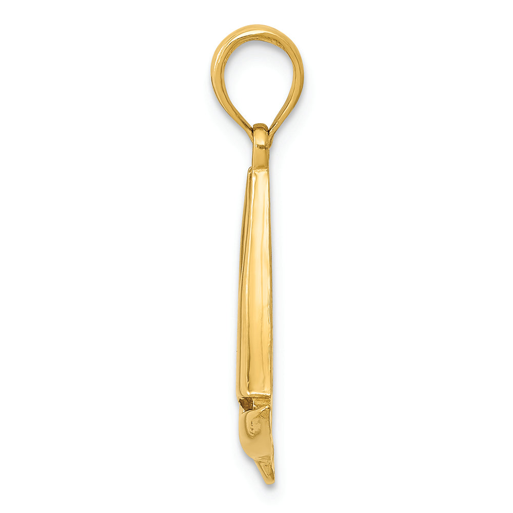 FJC Finejewelers 14k Yellow Gold Sailboat Charm
