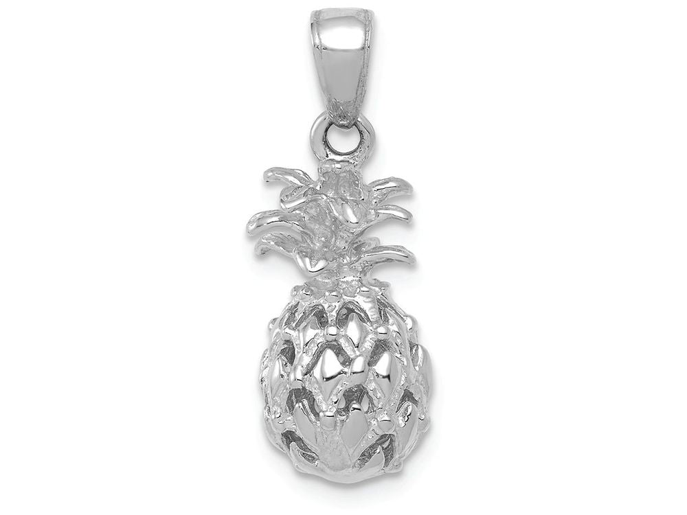 FJC Finejewelers 14k White Gold Pineapple Charm