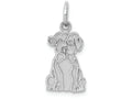 FJC Finejewelers 14k White Gold Puppy Charm