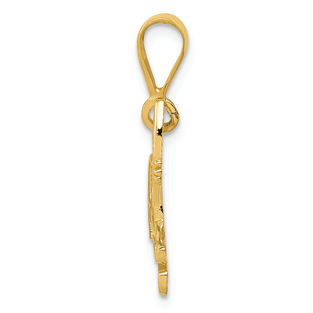 FJC Finejewelers 14k Yellow Gold Pit Bull Charm