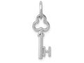 FJC Finejewelers 14k White Gold Initial H Key Charm