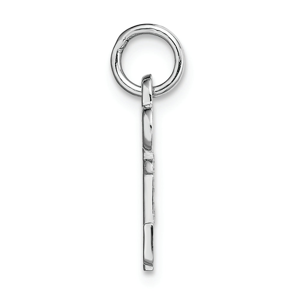FJC Finejewelers 14k White Gold Initial J Key Charm