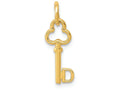 FJC Finejewelers 14k Yellow Gold Initial D Key Charm