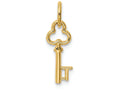 FJC Finejewelers 14k Yellow Gold Initial T Key Charm