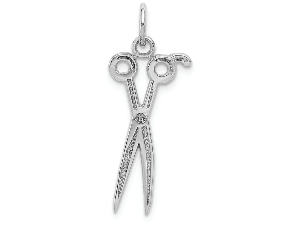 FJC Finejewelers 14k White Gold Scissors Charm