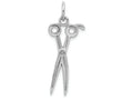 FJC Finejewelers 14k White Gold Scissors Charm