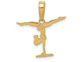 FJC Finejewelers 14k Yellow Gold Gymnastics Charm