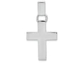 FJC Finejewelers 14k White Gold Modern Cross Charm
