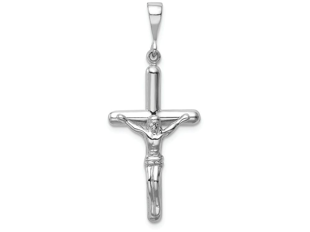 FJC Finejewelers 14k White Gold Crucifix Charm