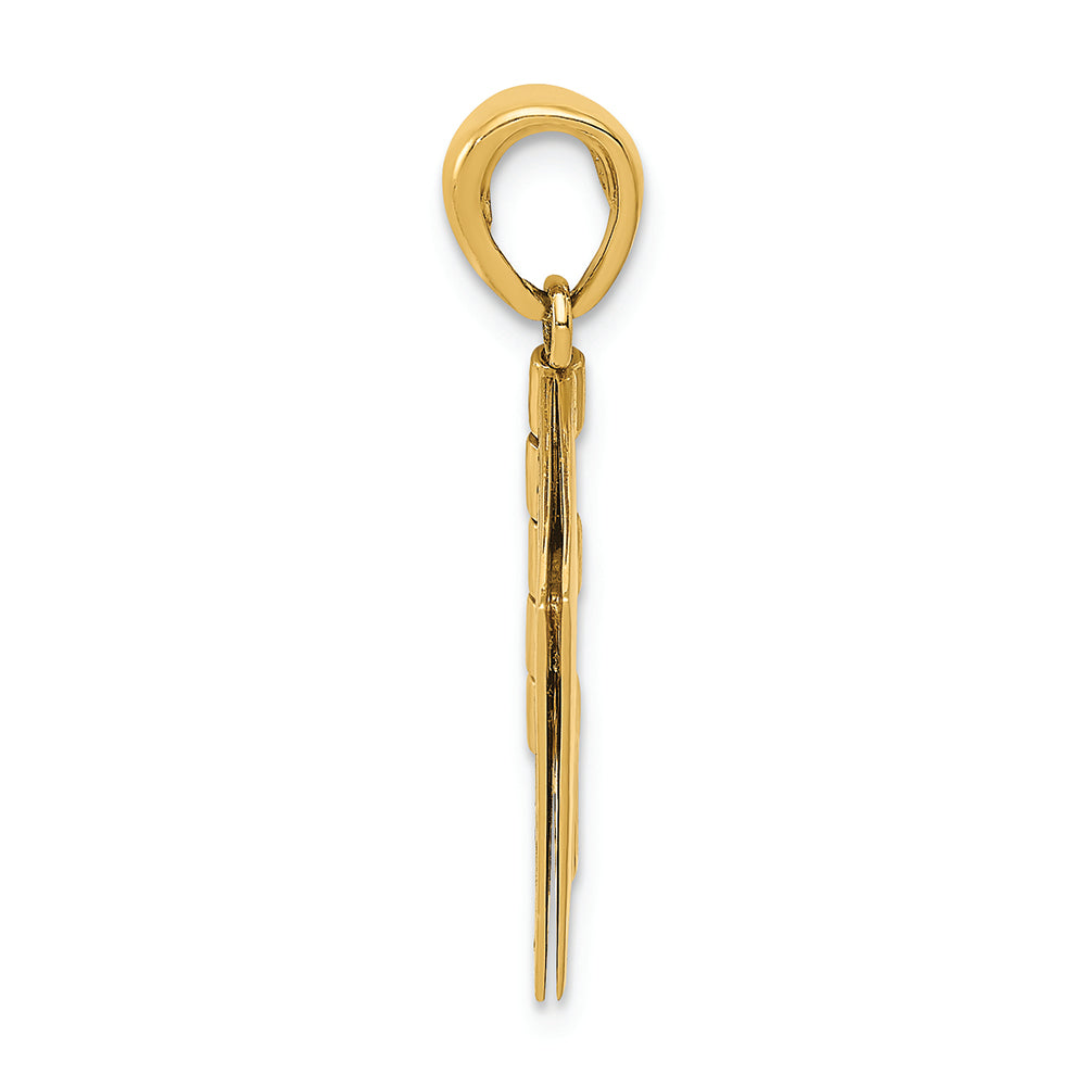 FJC Finejewelers 14k Two Tone 3d Moveable Sweetheart Book Charm