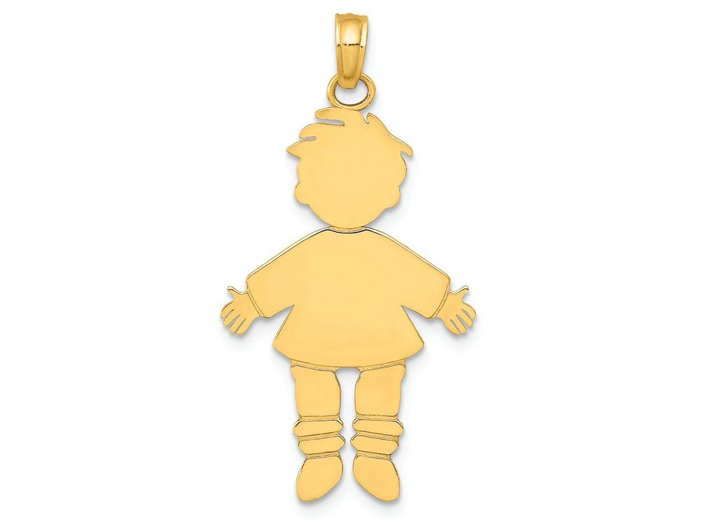 FJC Finejewelers 14k Yellow Gold Boy Charm
