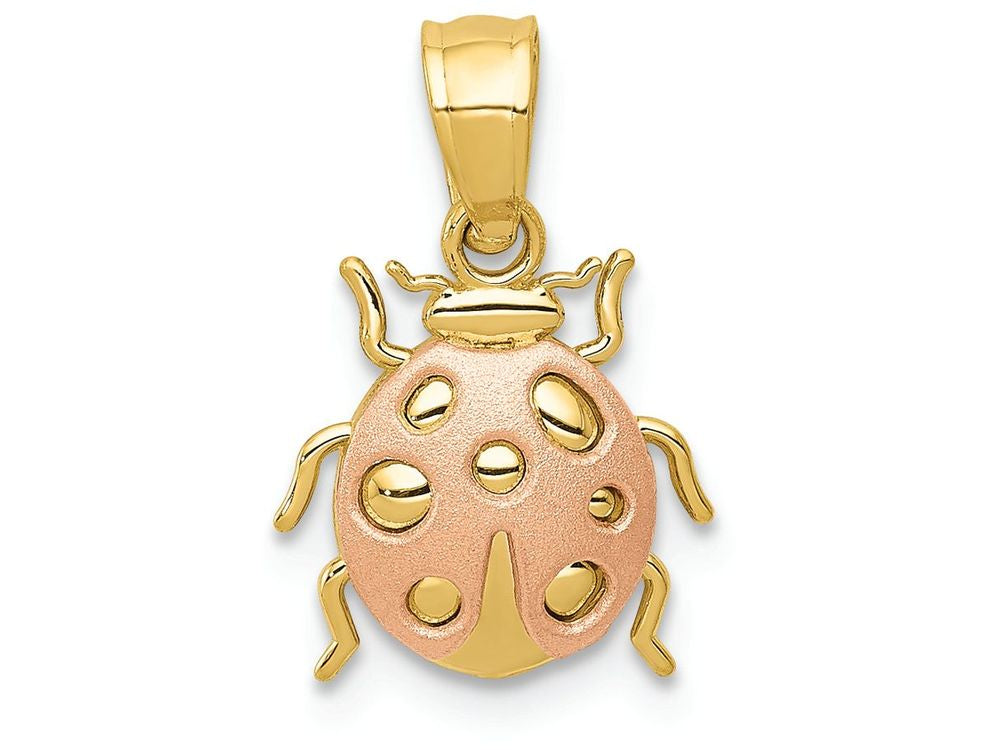 FJC Finejewelers 14k Two Tone Ladybug Charm