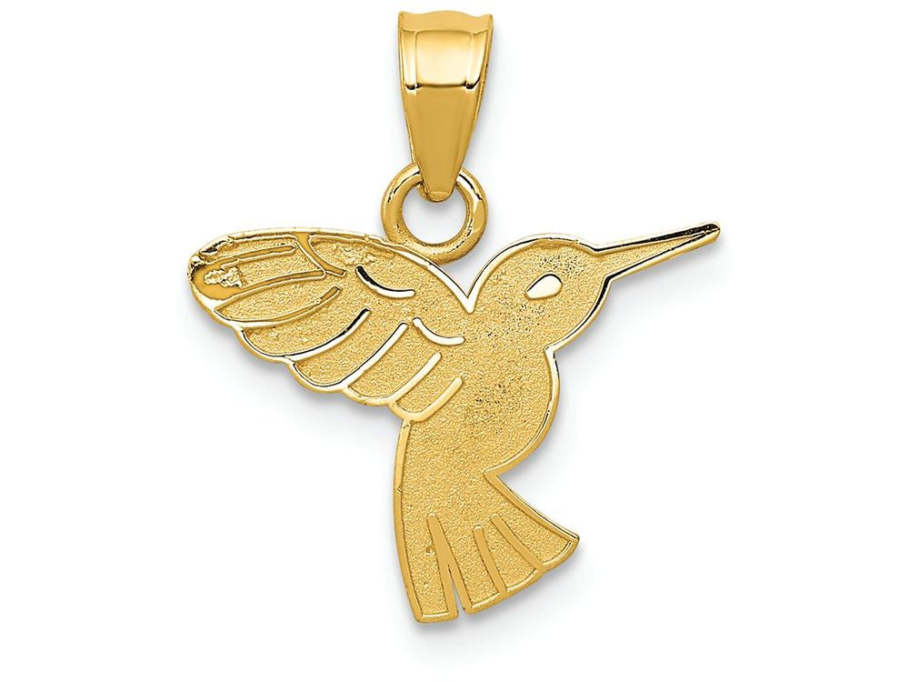 FJC Finejewelers 14k Yellow Gold Hummingbird Charm