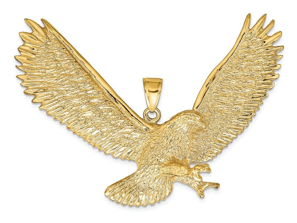 FJC Finejewelers 14k Yellow Gold Eagle Charm