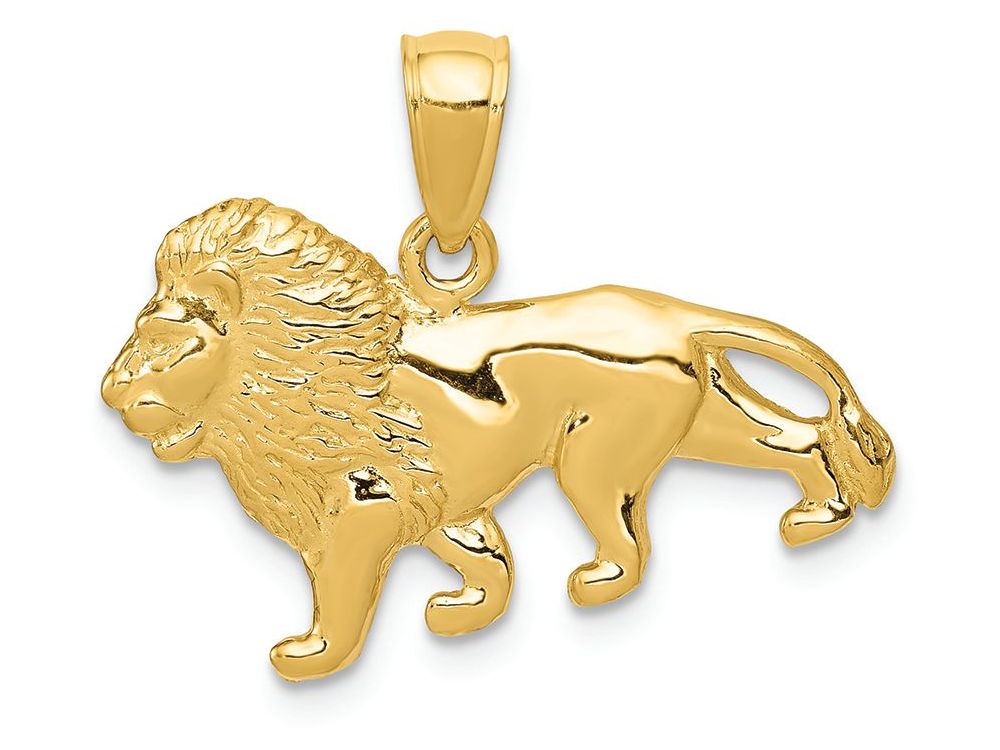 FJC Finejewelers 14k Yellow Gold Lion Charm